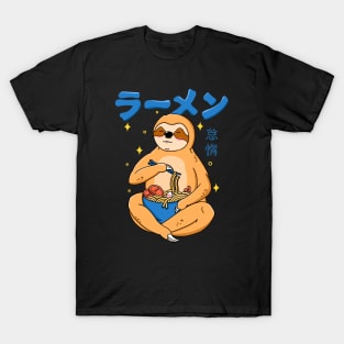 Kawaii Sloth Ramen T-Shirt